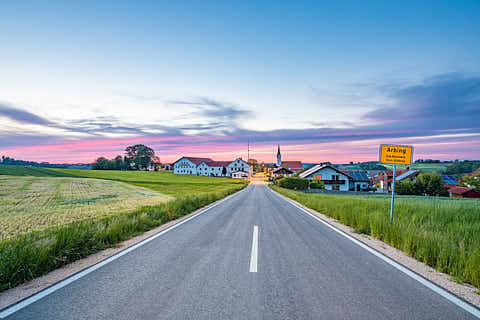 Gemeinde Reischach Landkreis Altötting Arbing Ortseingang (Dirschl Johann) Deutschland AÖ